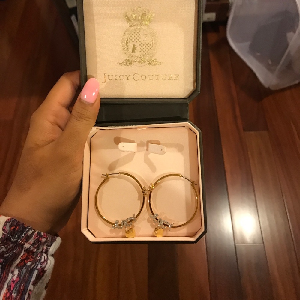 Juicy hoops never worn